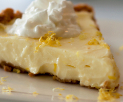 Sour Cream Lemon or Lime Pie